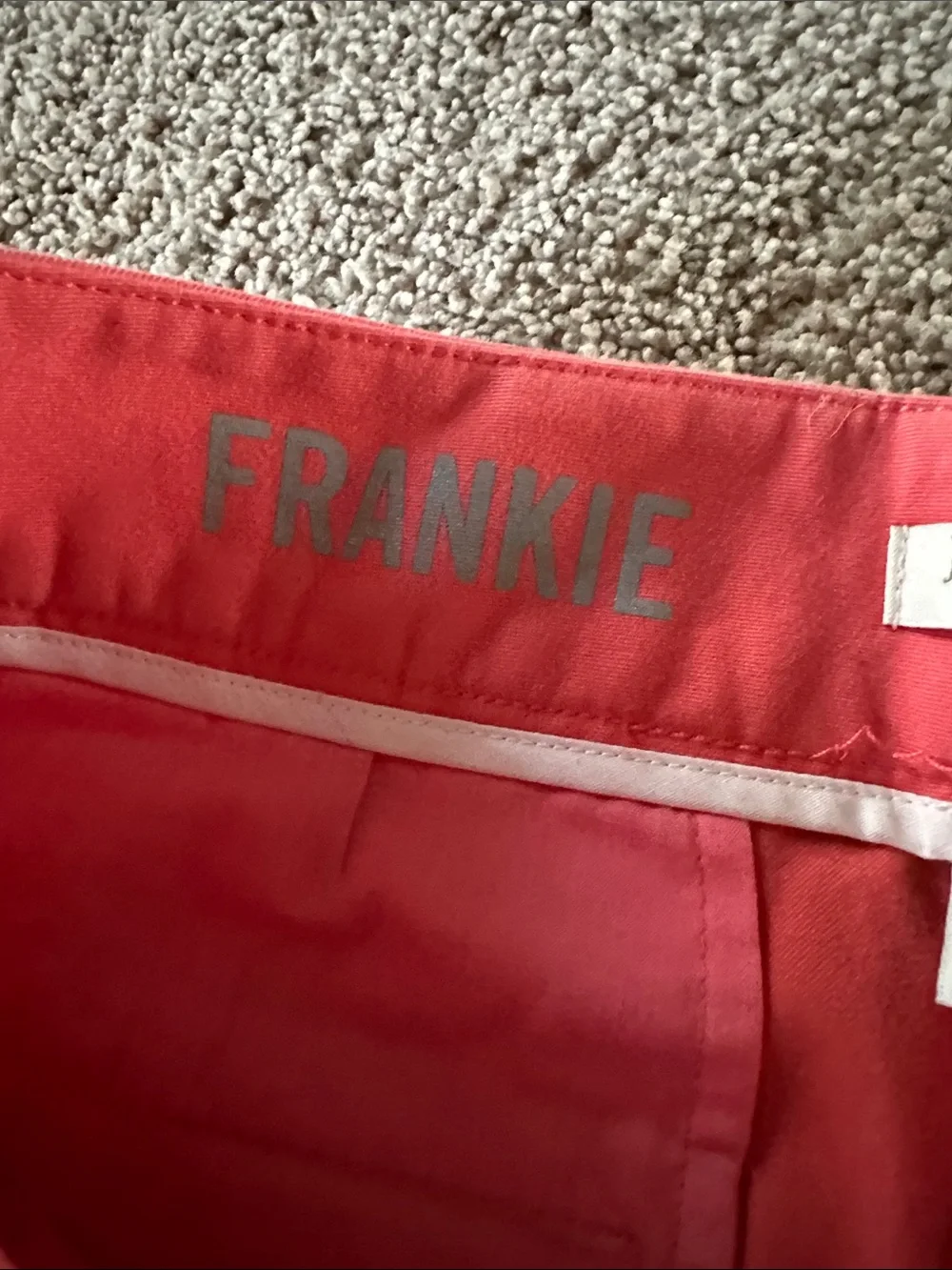 J. Crew Cropped Ankle Pants in Coral